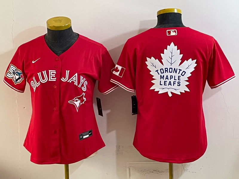 Youth 2026 Toronto Blue Jays blank red Game Nike MLB Jersey 0715002